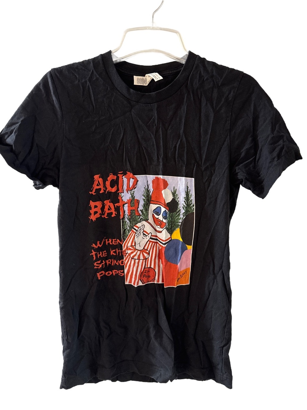 Vintage Kurt Cobain Acid Bath Black Band T-Shirt